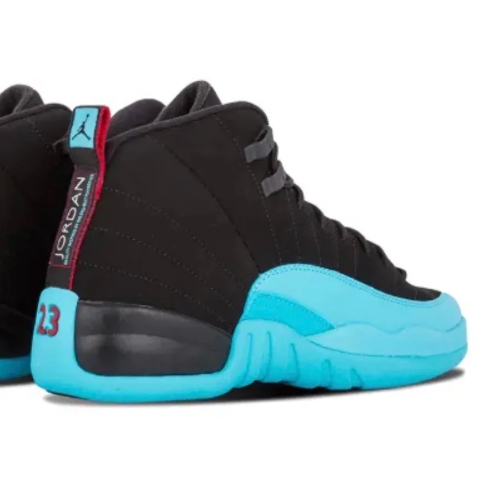 Nike Air Jordan 12 Retro Black Turbo Green Size 12 - Picture 1 of 16